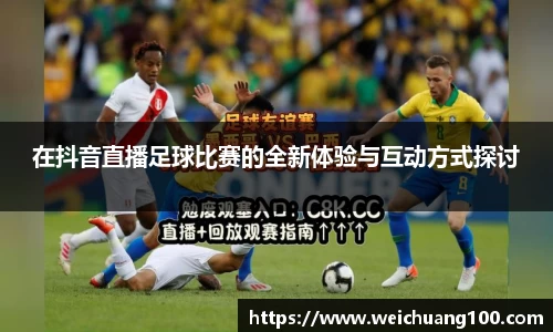 在抖音直播足球比赛的全新体验与互动方式探讨
